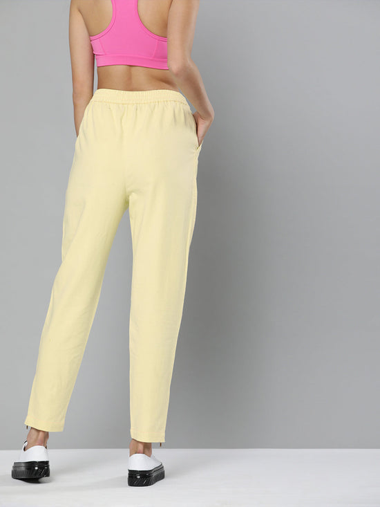 Yellow Side Zipper Joggers