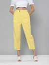 Yellow Tapered Pants