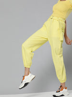 Yellow Belted Joggers