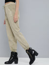 Olive Pigment Wash Rib Hem Joggers