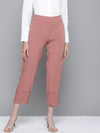 Pink Roll Up Pants