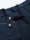 Navy Big Pockets Twill Pants