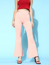 Dusty Pink Side Cut Out Peekaboo Pants