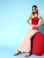 Dusty Pink Side Cut Out Peekaboo Pants