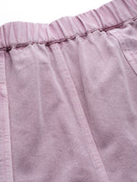 Lavender Garment-Dyed Twill Shorts