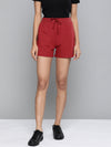 Maroon Terry Shorts