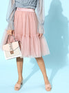 Dusty Pink Tulle Frilly Skirt