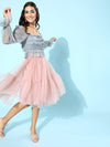 Dusty Pink Tulle Frilly Skirt