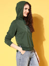 Women Green Like-Me-Print Sweatshirt