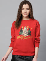 Red Christmas Tree Sweatshirt