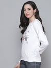 White LET IT SNOW Sweatshirt