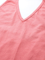 Pink Halter Neck Top