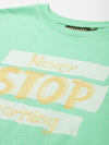 Green Never-Stop-Learning T-Shirt