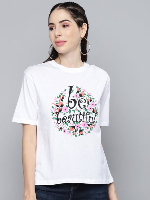 White Be-Beautiful T-Shirt