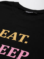 Black Eat-Sleep-Nap-Repeat Sleepshirt