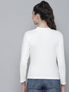 White Rib LET IT SHINE High Neck Top