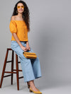 Mustard Off Shoulder Top