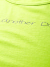 Neon Green Just-Another-Day Crop T-Shirt