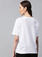 White Love-Print T-shirt
