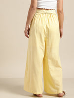 Lemon Pleated Palazzo