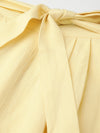 Lemon Pleated Palazzo