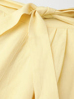 Lemon Pleated Palazzo