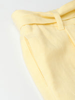 Lemon Pleated Palazzo