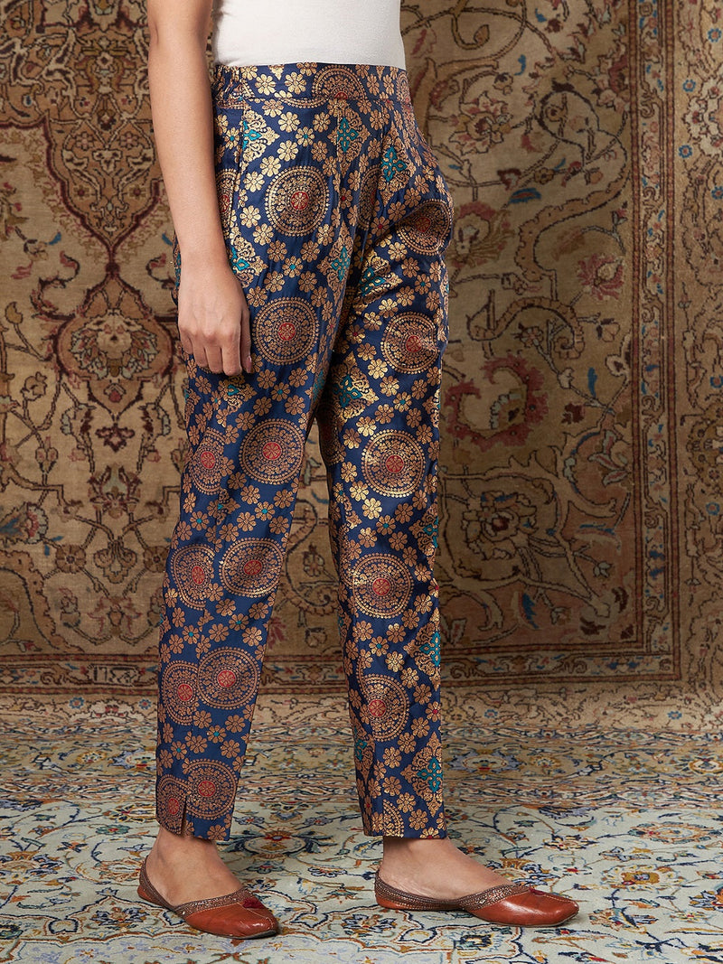Silk Brocade Pants Avaialble in More Colours Silk Trousers - Etsy Hong Kong