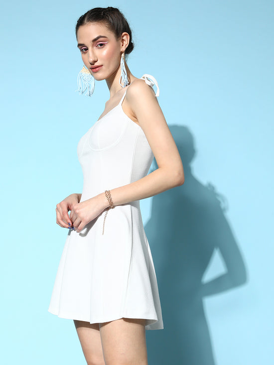 Veni Vidi Vici White Bustier Dress