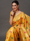 Sareemall Yellow Woven Women Saree