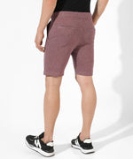 Men's Solid Brown Regular Fit Casual Shorts