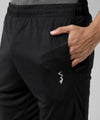 Men's Solid Black Regular Fit Casual Shorts