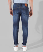Men's Classic Blue Dark-Washed Regular Fit Denim Jeans