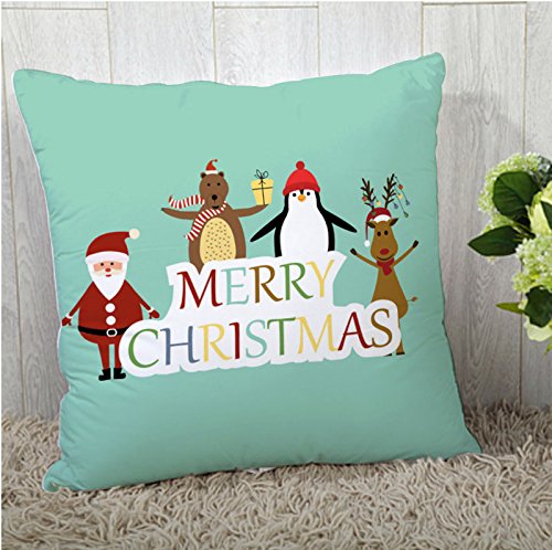 The Purple Tree Sweetest Dream Merry Christmas Cushion Cover For Living Room (Pack of 1 , 16x16 inch)