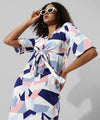 Women's Printed Multicolour Regular Fit Dress