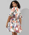 Women's Printed Multicolour Regular Fit Dress