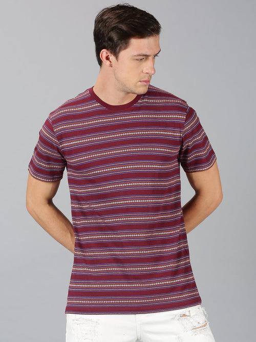 UrGear Men's Stripes T-shirt