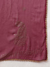 Ahika Silk Blend Embroidered Kurta Trousers With