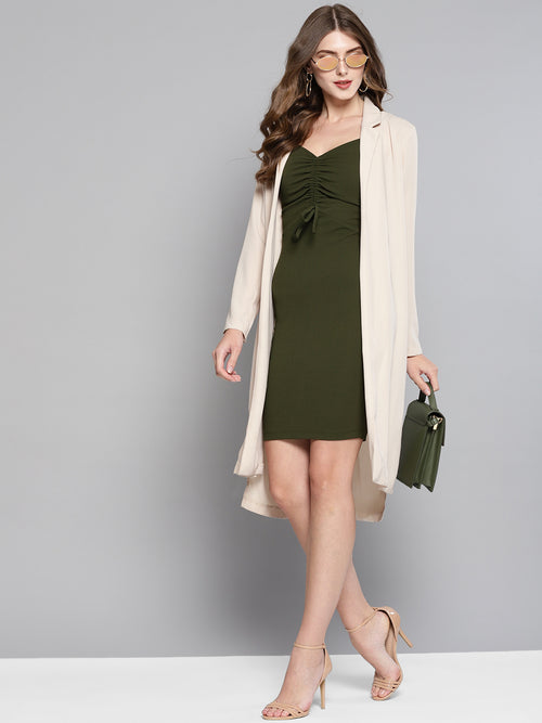 Veni Vidi Vici Olive Rouched Bust Dress