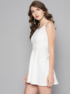 Veni Vidi Vici White String Back Skater Dress