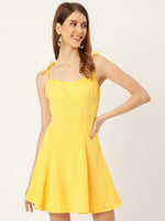 Veni Vidi Vici Yellow Bustier Dress