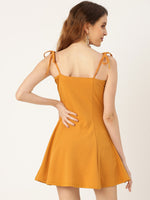 Veni Vidi Vici Mustard Bustier Dress