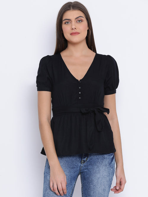 Wholesale Women Black Houndstooth V-Neck Sleeveless Sweater – Tradyl