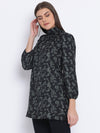 Forest Wave Power Print Women Tunic
