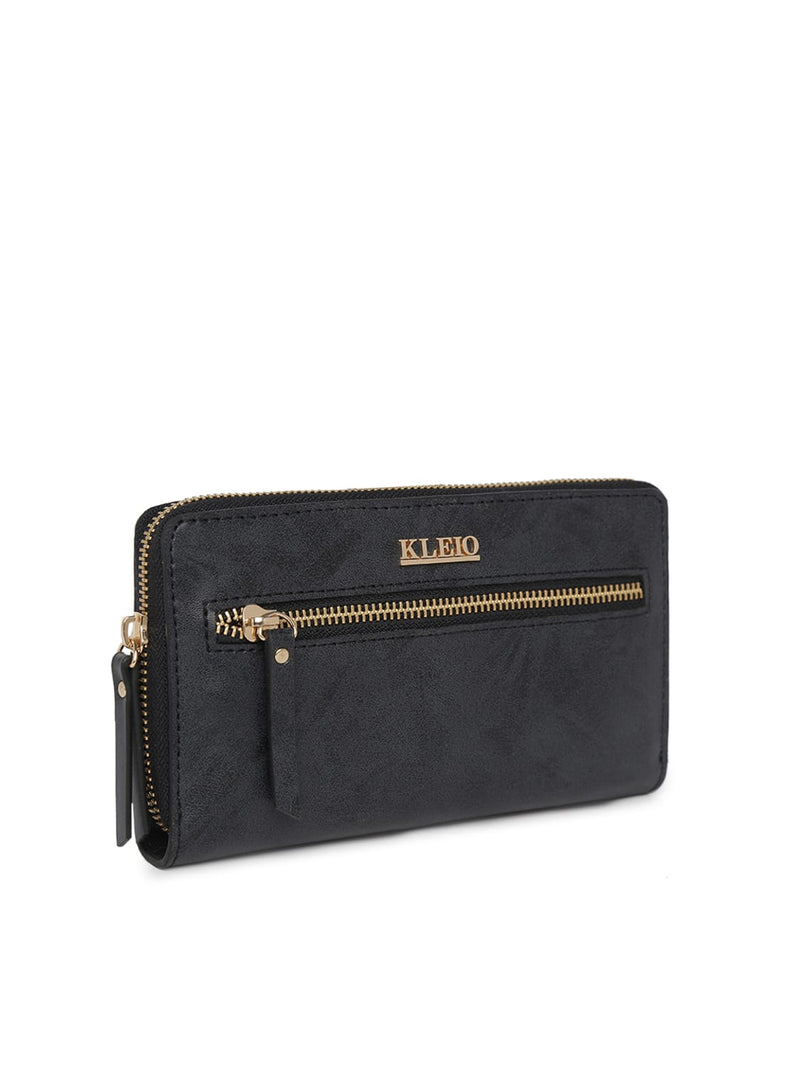 Kleio Fantasy Sling Clutch Zip Closure Multi Slot Purse Wallet for Women /Girls