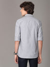 Oxford Chambray Black Slim Fit Cotton Casual Shirt
