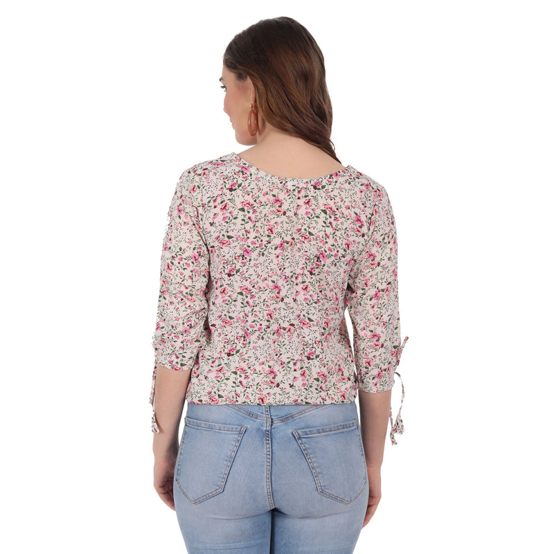 Women Floral Printed Relaxed Fit Top
