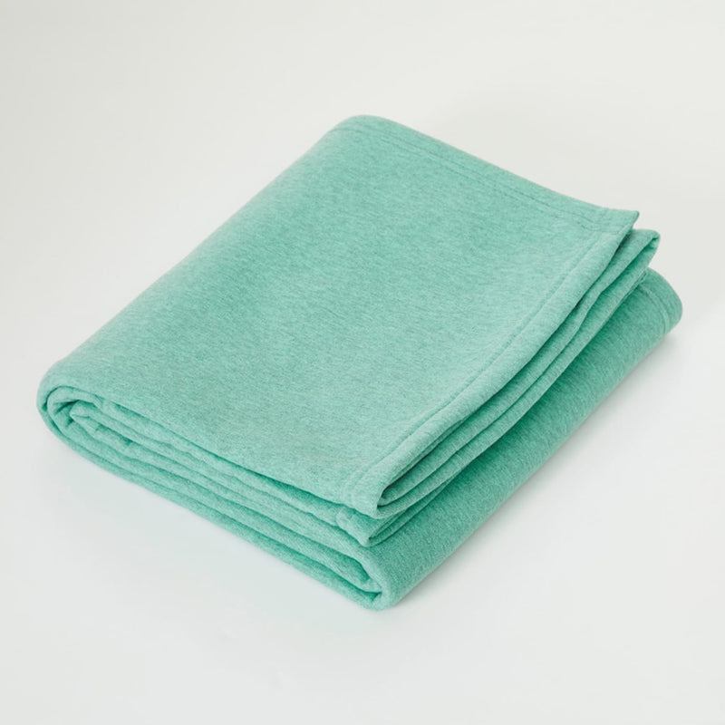 Melange Blanket Single Bed, Green Solid - Size - 88*60 cm
