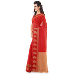 Paisley Striped Daily Wear Georgette Saree