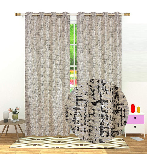 Elle Home Candy Texture Curtain - Set of 2